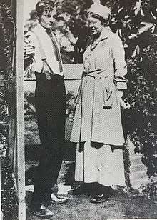 Photo of Will and Ka around 1917