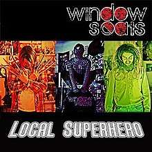 CD artwork for 2011 single "Local Superhero"