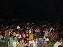 Villagers are watching WMC programs through the MBU in Ouddor Mean Chey province in 2008
