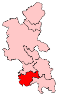 A small-to-medium-sized constituency, situated in the southwest of the county.