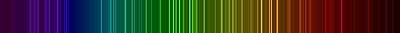 Xenon line spectrum
