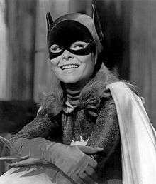 Yvonne Craig poses in the Batgirl costume from the 1960s television show