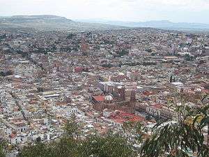 Skyline of Zacatecas