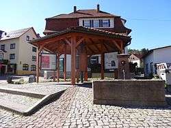 Village square and well in Kleinschmalkalden