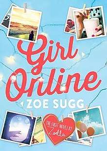 Cover for the first edition of Girl Online, by Zoe Sugg.