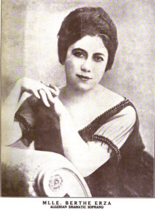 Berthe Erza in 1922